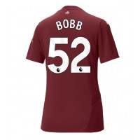 Maglia Calcio Manchester City Oscar Bobb #52 Terza Divisa Donna 2024-25 Manica Corta